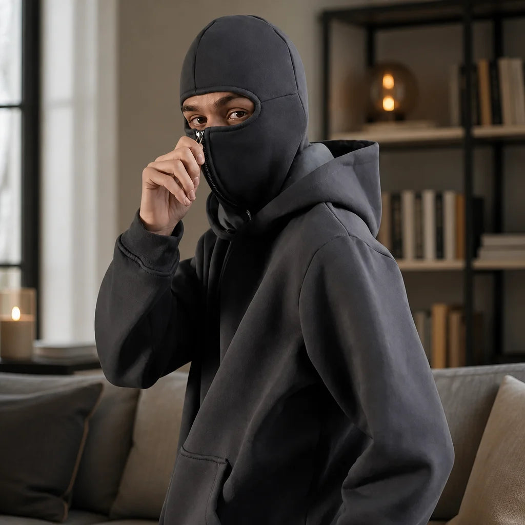 Kapuzenpullover Mit Sturmhaube