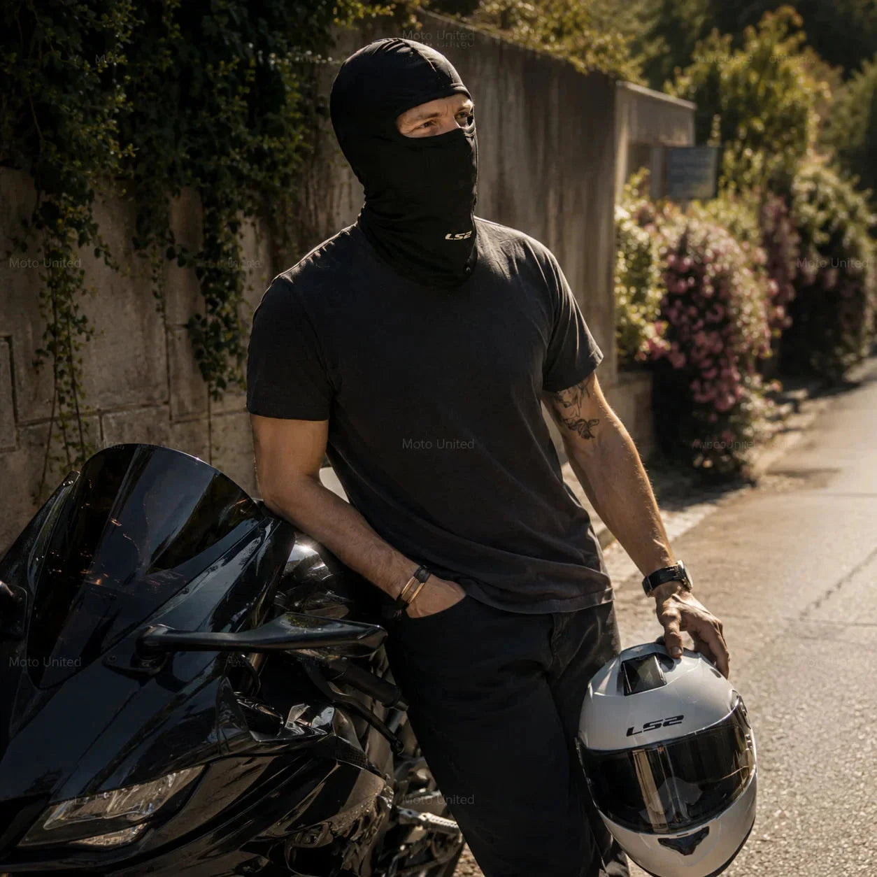 Motorradhelm Sturmhaube