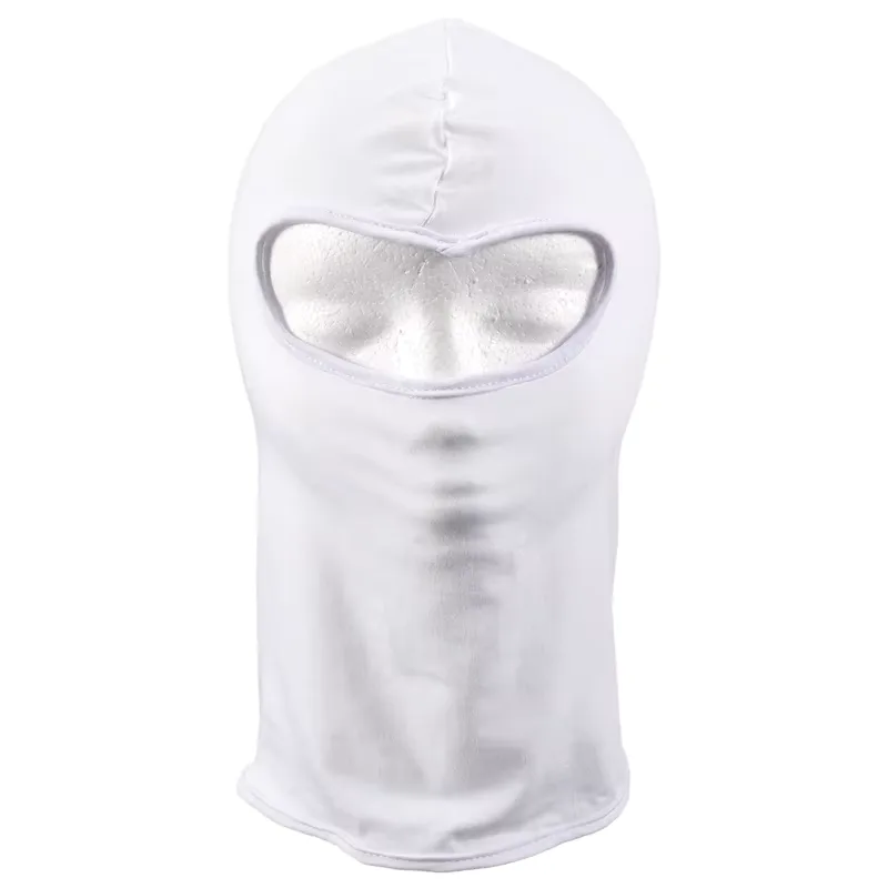 Sturmhaube Weiß Gesicht Frei 2