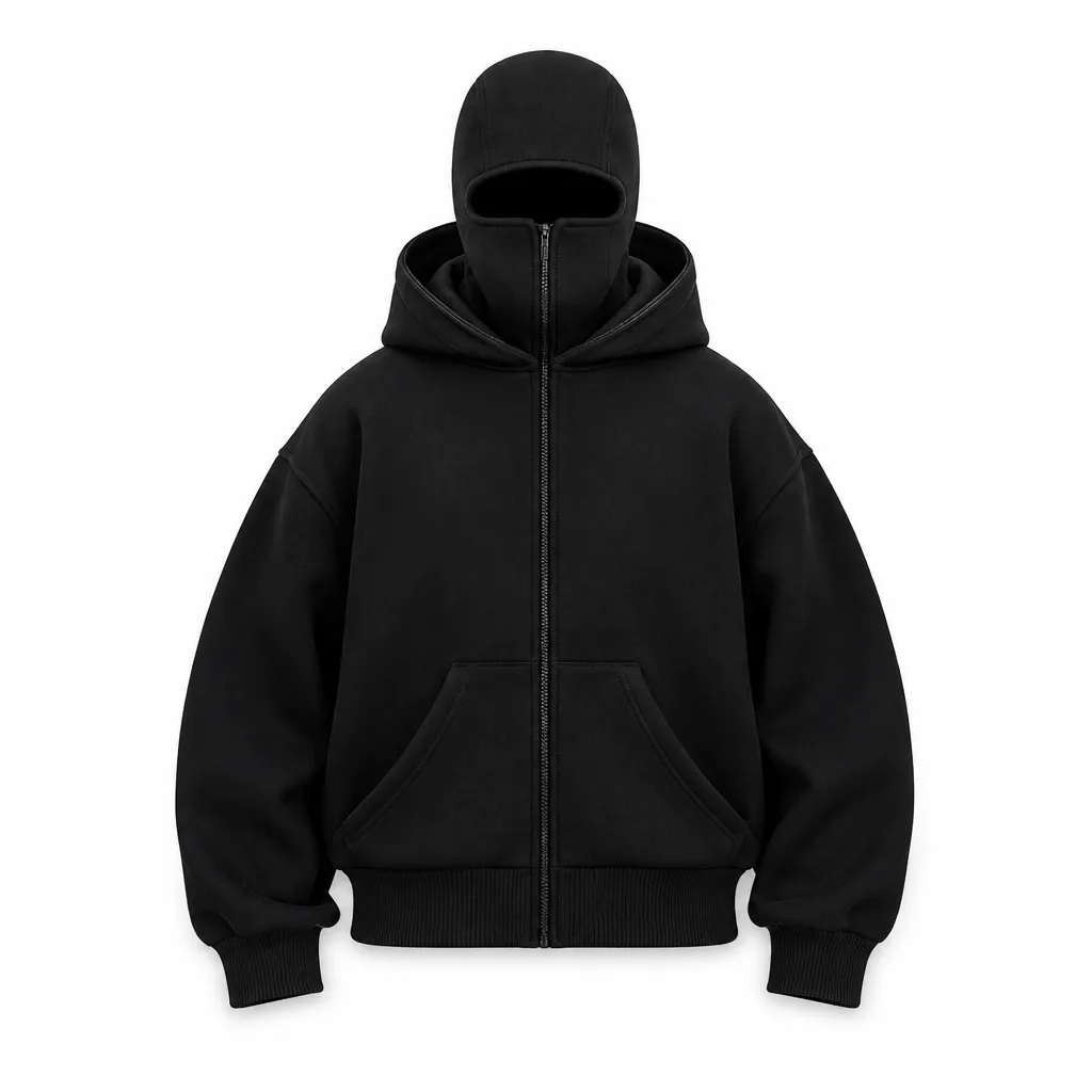 Zipper Mit Sturmhaube 1